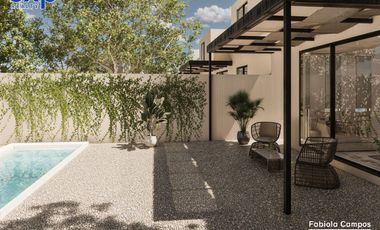 Casa en venta de 2 pisos y 2 recámaras en Conkal Yucatán - Preventa diciembre 2026