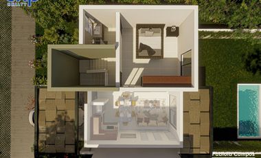 Casa en venta de 2 pisos y 2 recámaras en Conkal Yucatán - Preventa diciembre 2026