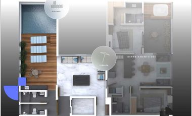 DEPARTAMENTO EN PREVENTA EN PRADOS PROVIDENCIA