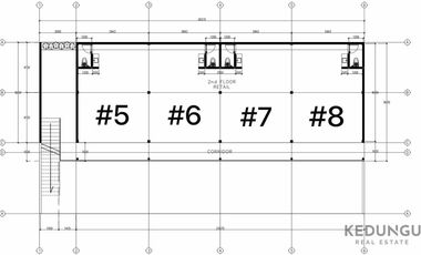 PRIME COMMERCIAL SHOPS FOR LEASE IN KEDUNGU, BALI