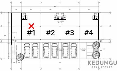 PRIME COMMERCIAL SHOPS FOR LEASE IN KEDUNGU, BALI