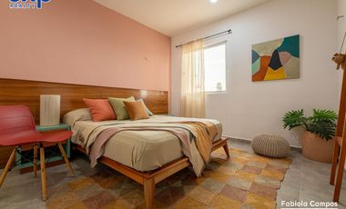 Casa de 2 pisos y 2 recámaras en venta en la zona oriente de Mérida - Entrega octubre 2024