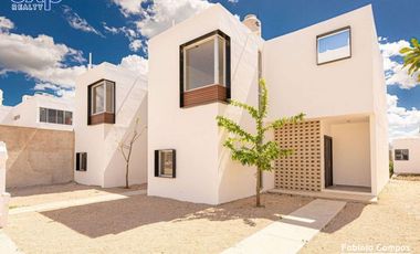 Casa de 2 pisos y 2 recámaras en venta, en la zona oriente de Mérida, Yucatán - Entrega noviembre 2024
