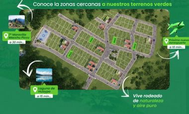 EN VENTA TERRENOS EN HUAYPO CHINCHERO CUSCO -   HUAYPO VILLAGE PROYECTO ECO