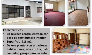 Venta de Casa en Texcoco Centro $2.4 MDP Negociable
