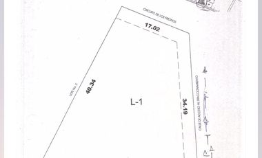 TERRENO DE 1,353 M2 EN VENTA UBICADO EN FRACCIONAMIENTO EL FRESNO ATLIXCO PUEBLA