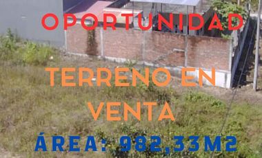 VENDO TERRENO EN EL BARRIO HUERTOS FAMILIARES EN TENA NAPO ECUADOR