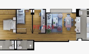 Pre - Venta Departamento Estreno De 2 Dormitorios + Estudio - En Urb. Recaudadores - Salamanca