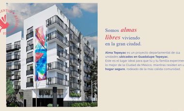 Venta Departamento Col. Guadalupe Tepeyac, Gustavo A Madero Preventa
