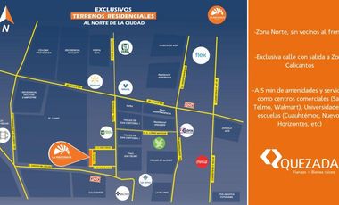 Terreno en venta en Aguascalientes, zona norte, 200m2 sin mantenimiento