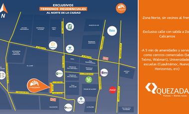 Terreno en venta en Aguascalientes, zona norte, 200m2 sin mantenimiento