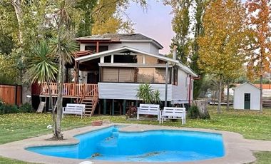 Venta Casa Orilla Lago Rapel, sector las Balsas