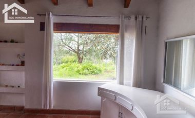 HERMOSA Y CONFORTABLE CABAÑA EN HUASCA RANCHO SAN FRANCISCO