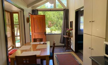 ARRIENDO CABAÑA EQUIPADA PARA 5 PERSONAS EN PARCELA, MELOSILLA, CASABLANCA