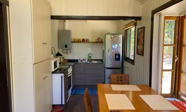 ARRIENDO CABAÑA EQUIPADA PARA 5 PERSONAS EN PARCELA, MELOSILLA, CASABLANCA