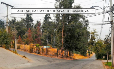 VENDE TERRENO EN CARPAY, LA REINA ALTA, 10.400 M2, EXCELENTE VISTA Y TRANQUILIDAD