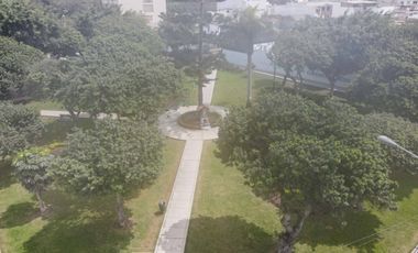 Casa frente a parque en Urb. Higuereta: 326.15 m², 6 dorm, 4 cocheras + parámetros 5 pisos (Surco)