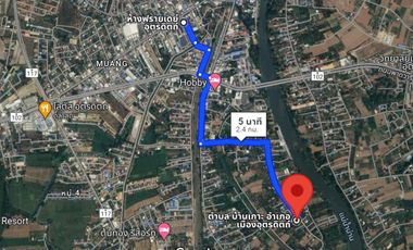 ขายบ้าน ใกล้แยกบ้านเกาะ บ้านเดี่ยว 2 ชั้น บนพื้นที่กว่า 3 ไร่