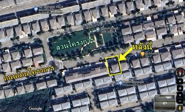 Single house 63.4 sq.w. in front of Centro garden Phahon-Vibhavadi, Khlong Luang