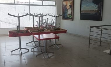 Local comercial en renta, con inmobiliario para restaurante, todo en acero inoxidable