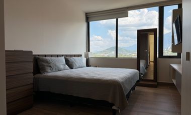 DEPARTAMENTO RENTA AMUEBLADO TORRE ALTANA CON BALCON