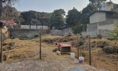 TERRENO REGULAR A UNA CUADRA DE LA CARRETERA AJUSCO PICACHO