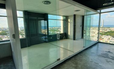 Oficina de 104 m² en piso 10 de Torre 1519. Excelente vista al mar