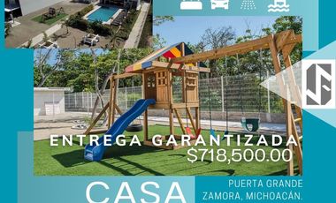 CASA EN PUERTA GRANDE, ZAMORA MICHOACÁN.