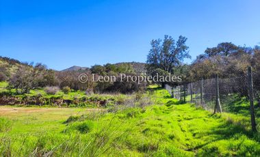 Leon Propiedades vende hermosa parcela de 2ha, con 2 casas en condominio el Mauco, Curacaví