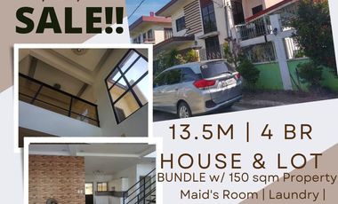 4 Bedrooms House BUNDLE W/ 150 SQM PROPERTY NEAR METRO MANILA (Town & Country West, Molino)