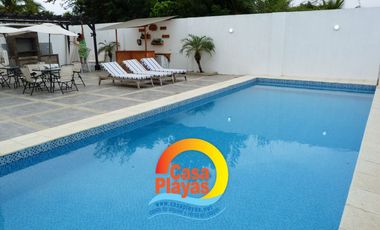 Casa Nueva con Piscina de Venta en Playas Via Data Posorja en Ciudadela Cerrada con salida al mar