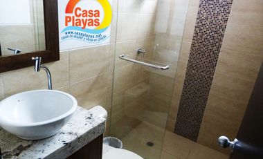 Casa Nueva con Piscina de Venta en Playas Via Data Posorja en Ciudadela Cerrada con salida al mar