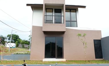 Rumah Dijual Di Cibinong Bogor Perumahan Cluster baru pemda Sukahati Jual Baru Murah Dekat Stasiun