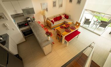 Duplex vista al mar en condominio Ocean Reef, San Bartolo