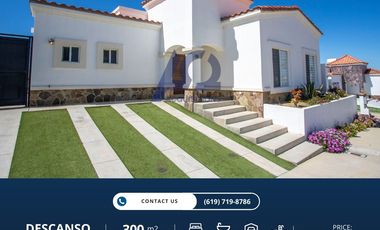 Casa De Una Sola Planta Con Vista Al Mar