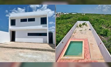 Casa a pasos del mar con alberca privada, en venta, San Benito, Yucatán.