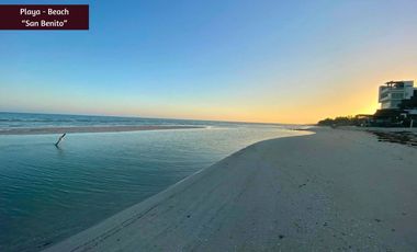 Casa a pasos del mar con alberca privada, en venta, San Benito, Yucatán.