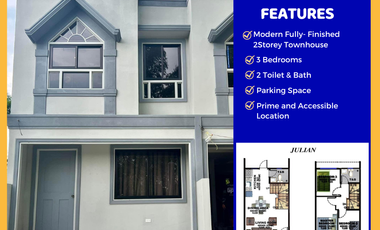 Fully-Finished House in Tagum City | Julian Townhouse Mankilam, Tagum City