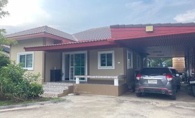 House for sale with land in Chachoengsao city with swimming pool Good atmosphere, Ready to move in