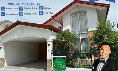 For Sale: Madonna Residences Abigail Model | Single Detached House in San Fernando Pampanga 4 Bedroom with 2 Carport