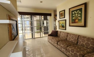 Samborondon, Renta de hermosa casa 3 dorm amoblada de una planta con jacuzzi