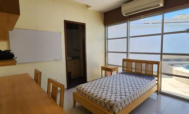 Samborondon, Renta de hermosa casa 3 dorm amoblada de una planta con jacuzzi