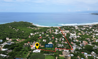 SE VENDE EXCEPCIONAL TERRENO EN PUNTA ZICATELA, PERFECTO PARA DESARROLLO CON VISTA AL MAR