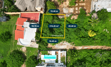 SE VENDE EXCEPCIONAL TERRENO EN PUNTA ZICATELA, PERFECTO PARA DESARROLLO CON VISTA AL MAR