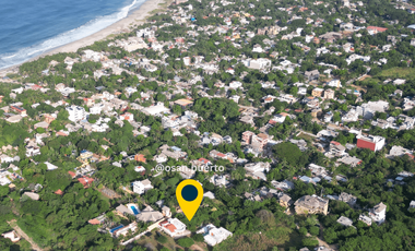 SE VENDE EXCEPCIONAL TERRENO EN PUNTA ZICATELA, PERFECTO PARA DESARROLLO CON VISTA AL MAR