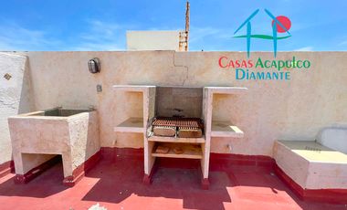 Roof garden con sala, barra bar y asador