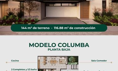 Casas En Venta De Un Piso En Privada En Pachuca Hidalgo Fracc Residencial Miralta Modelo Columba
