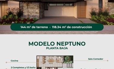 Casas En Venta De Un Piso En Privada En Pachuca Hidalgo Fracc Residencial Miralta Modelo Neptuno