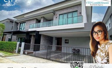For Sale/Rent The City Bangna (new project) size XL, large size, lots of usable space. Luxury detached house, new project, next to Mega-Bangna. Corner