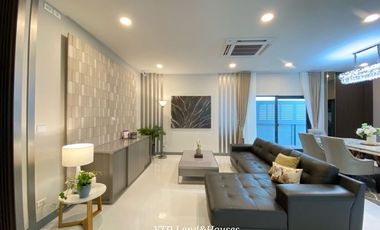 For Sale/Rent The City Bangna (new project) size XL, large size, lots of usable space. Luxury detached house, new project, next to Mega-Bangna. Corner
